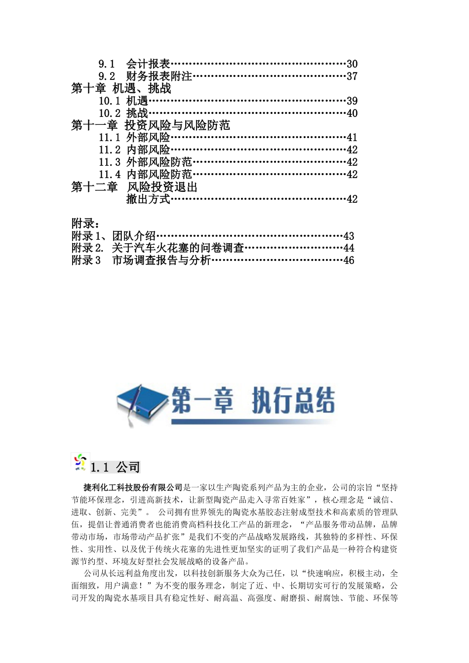 捷利科技股份有限公司创业计划书.doc_第2页