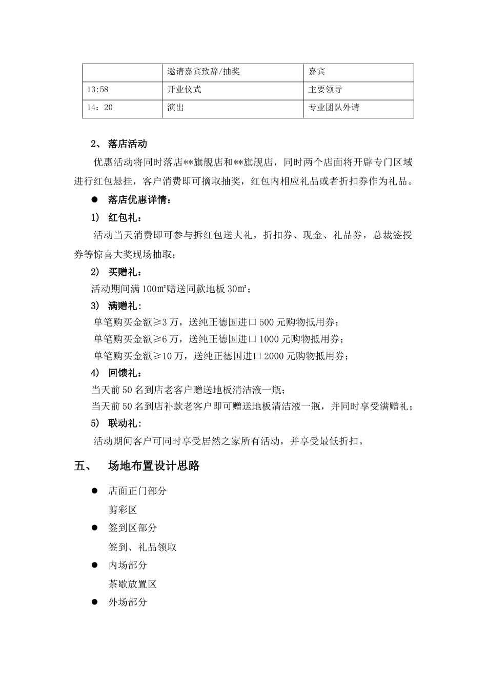 某进口品牌旗舰店开业策划案.docx_第2页