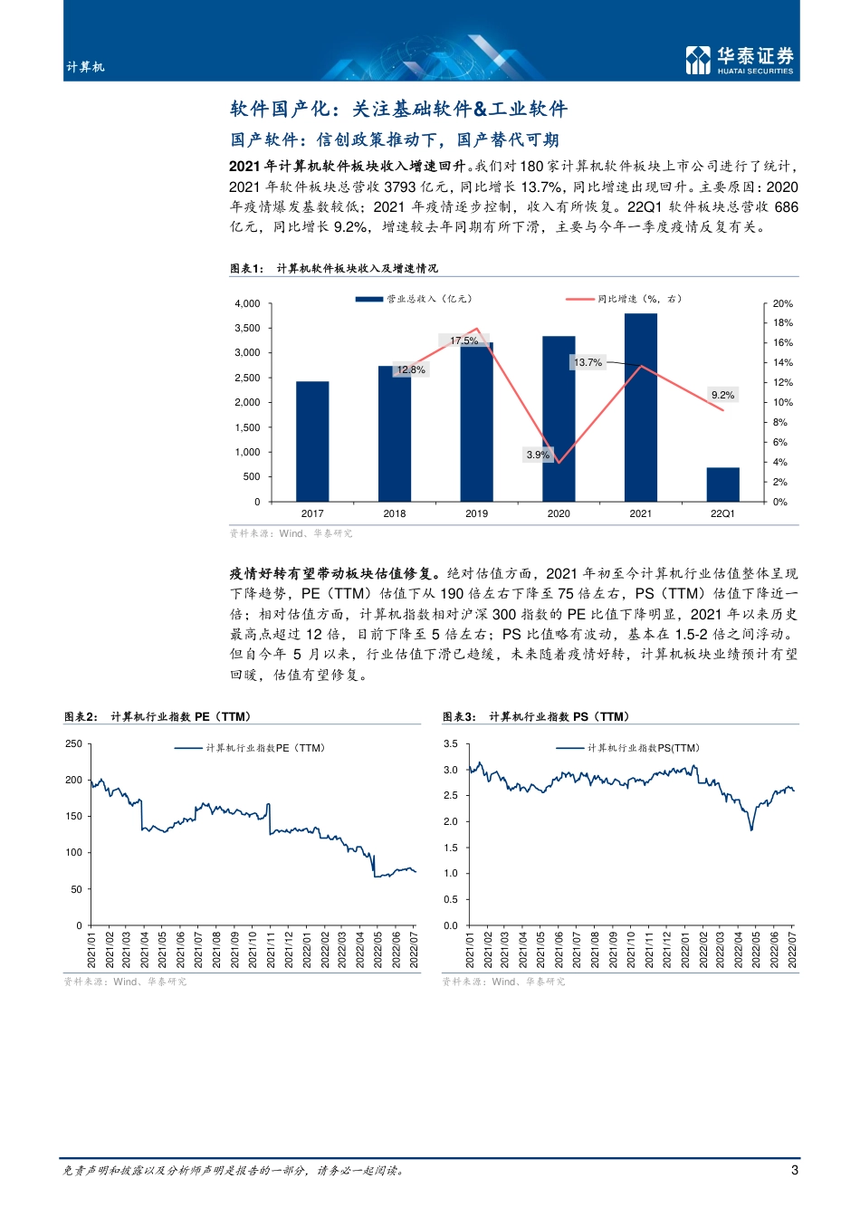 华泰证券-计算机行业专题研究：软件国产化，关注基础软件&工业软件.pdf_第3页