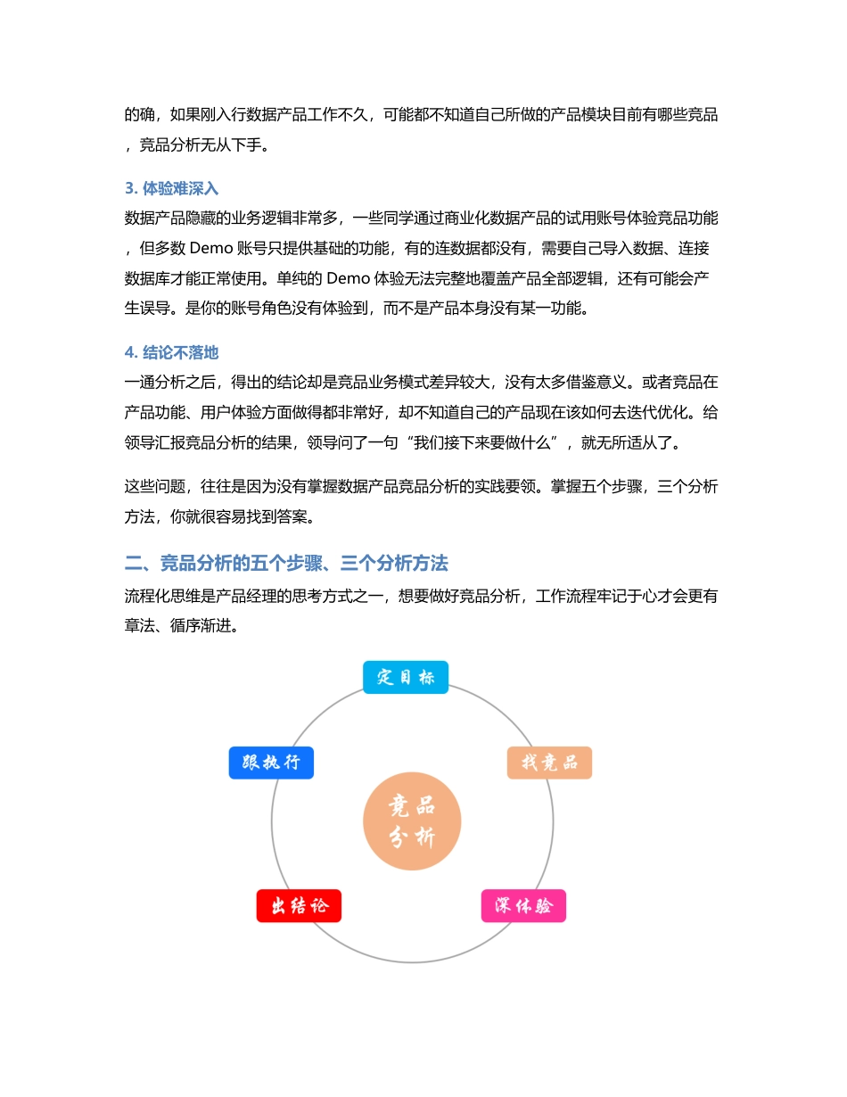 数据产品的竞品分析怎么做？.pdf_第2页