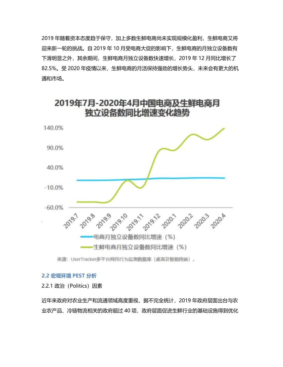 朴朴竞品分析：疫情冲击，生鲜电商行业势必迎来更多的竞争者！.pdf_第2页