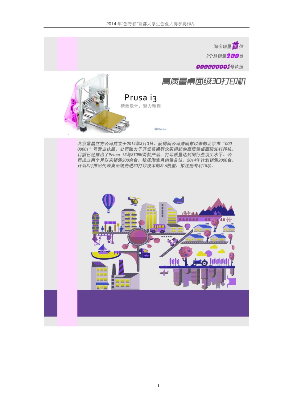 清华大学  紫晶立方3D打印机商业计划书.pdf_第2页