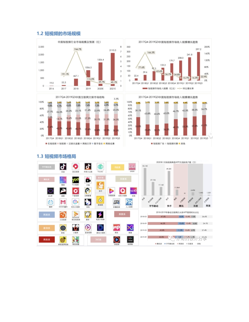 短视频的未来展望：抖音&微视&快手竞品分析.pdf_第2页