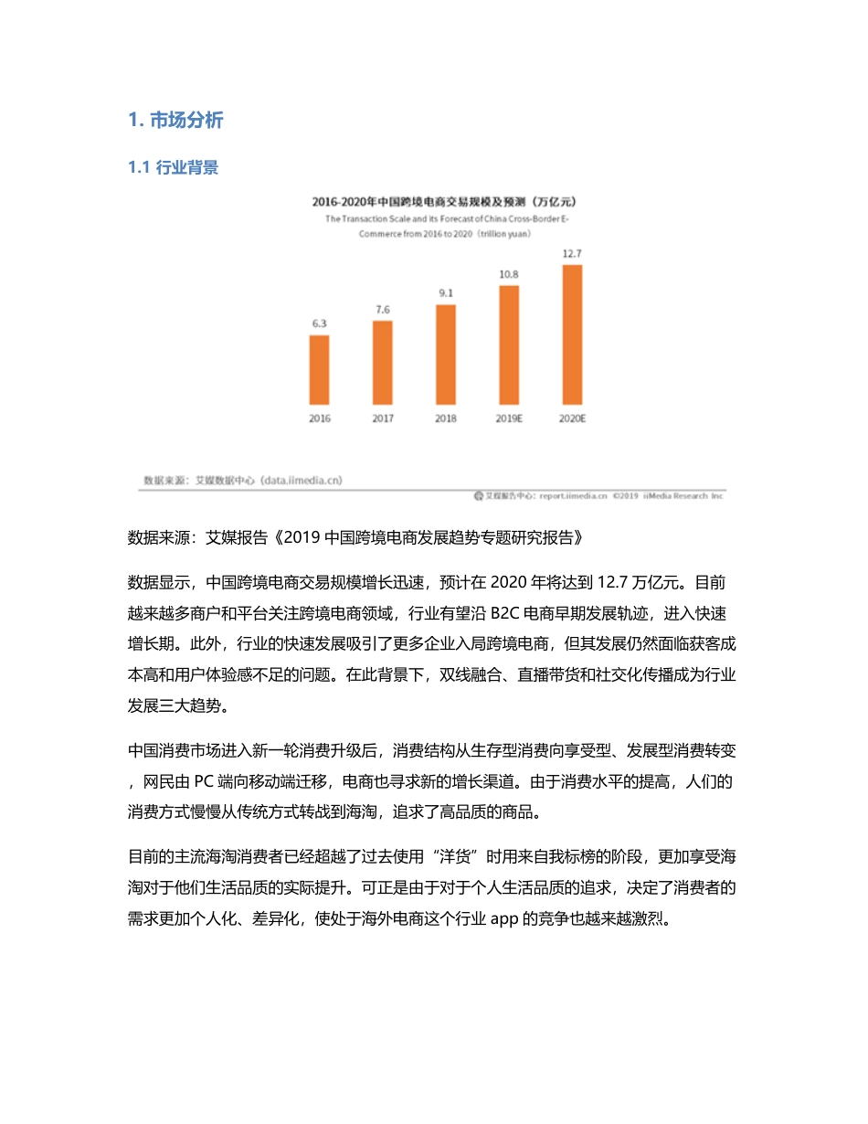 竞品分析：小红书、考拉海购、洋码头.pdf_第2页