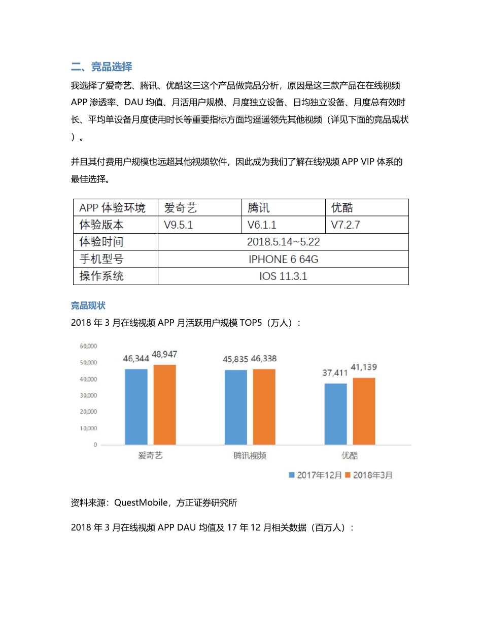 竞品分析：爱奇艺、优酷视频、腾讯视频VIP体系.pdf_第2页