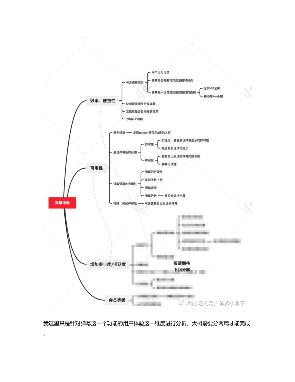 聊聊【弹幕】的用户体验（中）——弹幕功能竞品分析.pdf_第2页