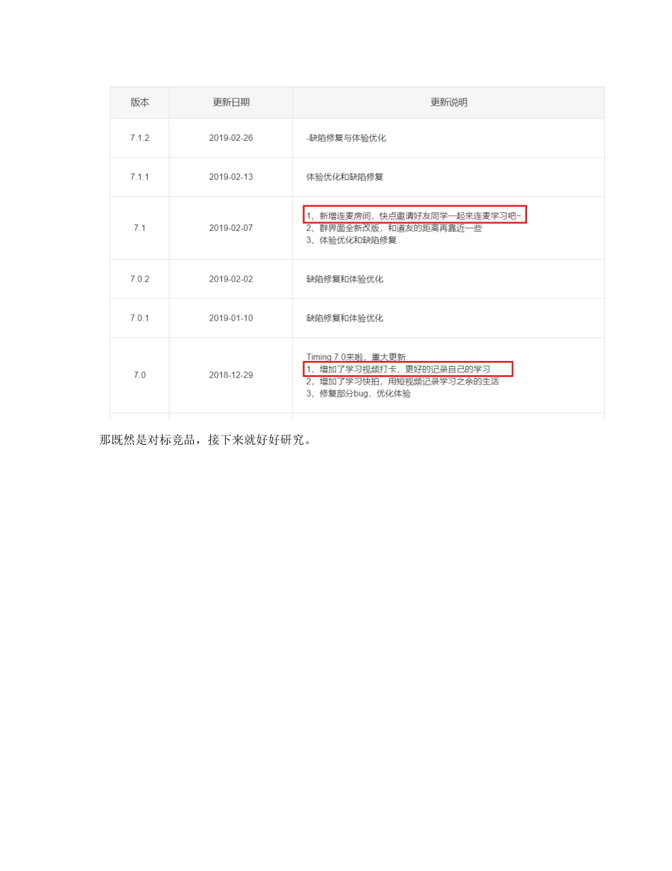 产品分析报告   Timing，你的学习神器.pdf_第2页