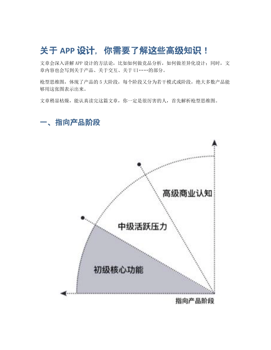 关于APP设计，你需要了解这些高级知识！.pdf_第1页