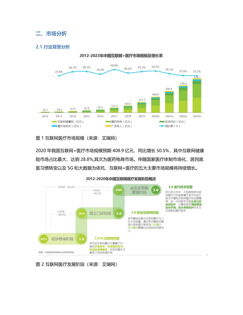 可信赖的健康信息与服务：丁香医生竞品分析报告.pdf_第2页