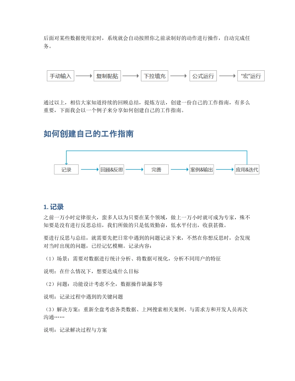 如何创建自己的工作指南，把事情做的更快更好？.pdf_第2页