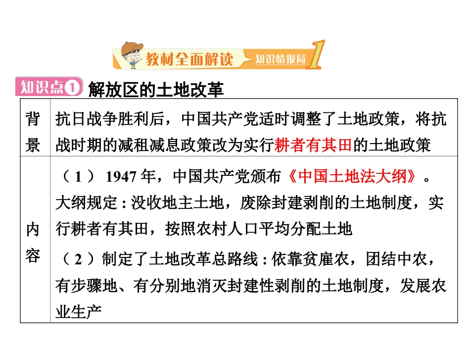 8上试卷历史第二十四课 人民解放战争的胜利.ppt_第2页