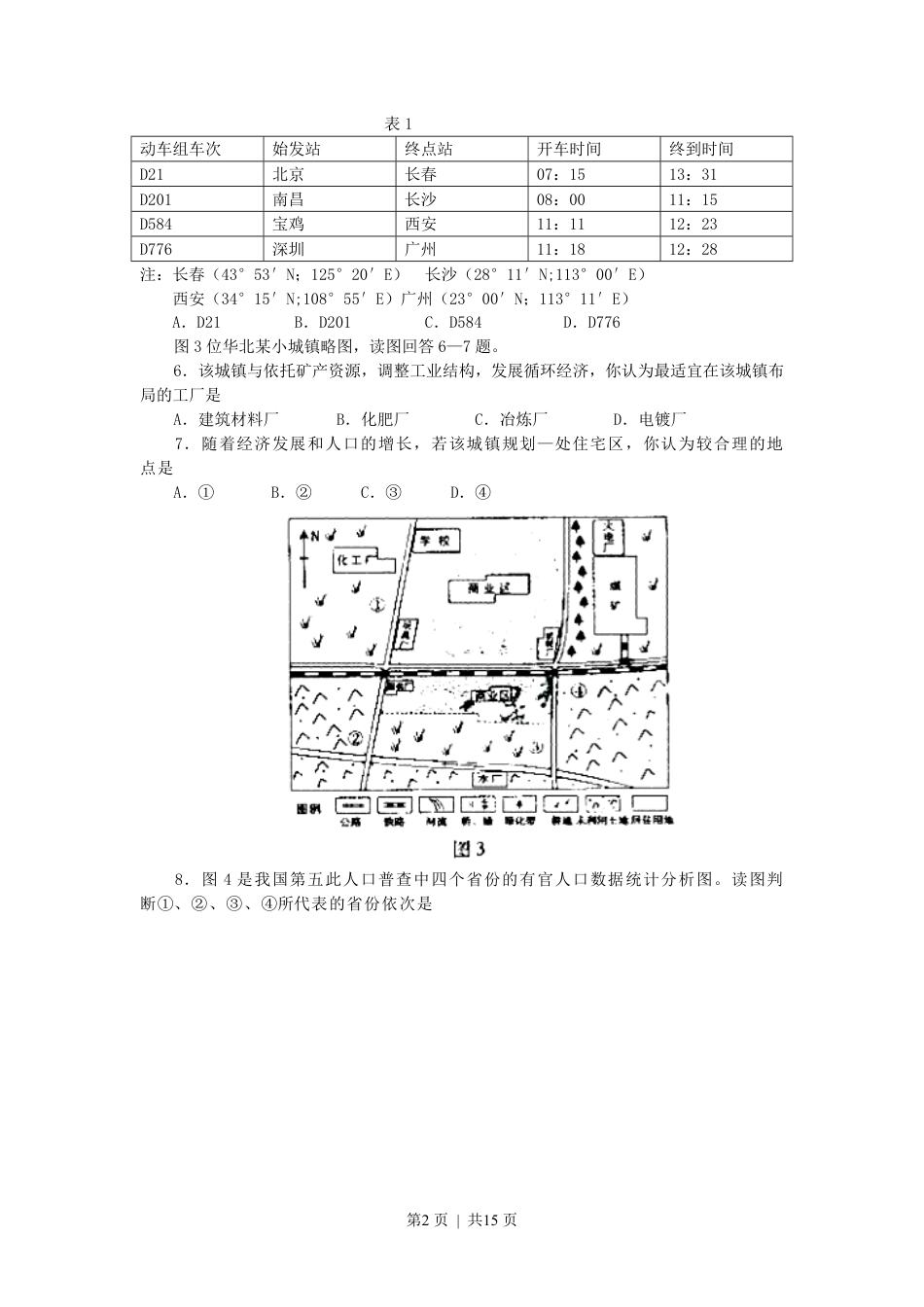 2007年山东高考文科综合真题及答案.pdf_第2页