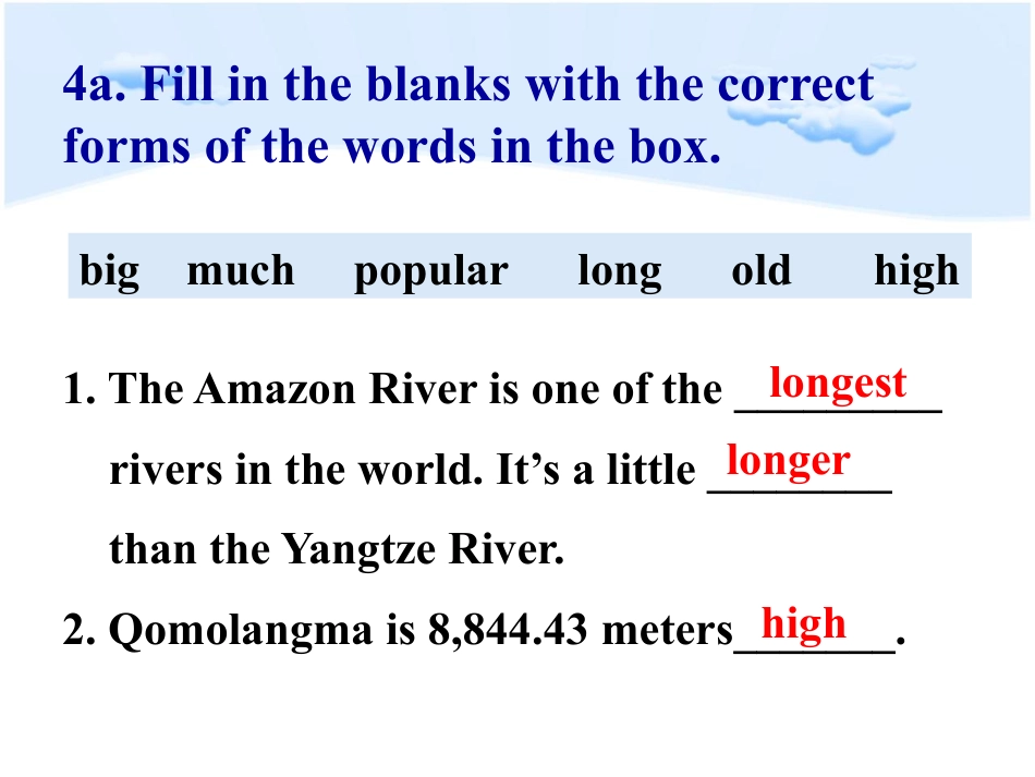 《What's the highest mountain in the world?》PPT课件6_第3页