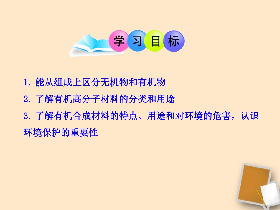 《有机合成材料》化学与生活PPT课件_第2页