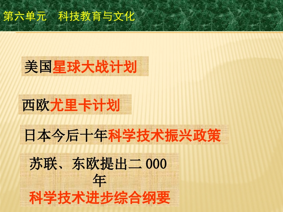 《科学技术的成就二》科技教育与文化PPT课件_第2页