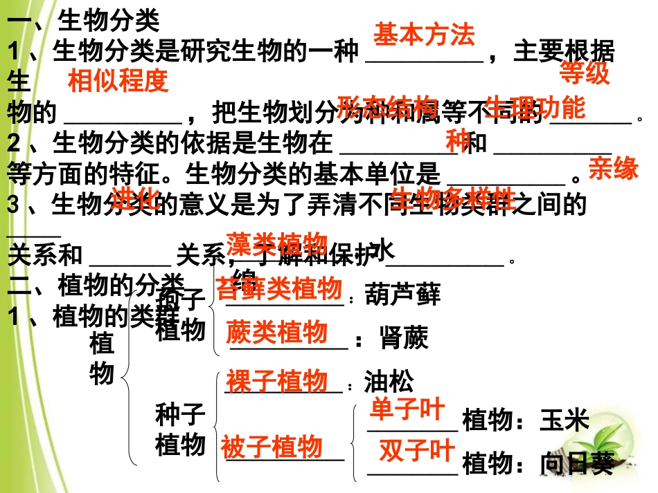 《尝试对生物进行分类》根据生物的特征进行分类PPT课件3_第2页