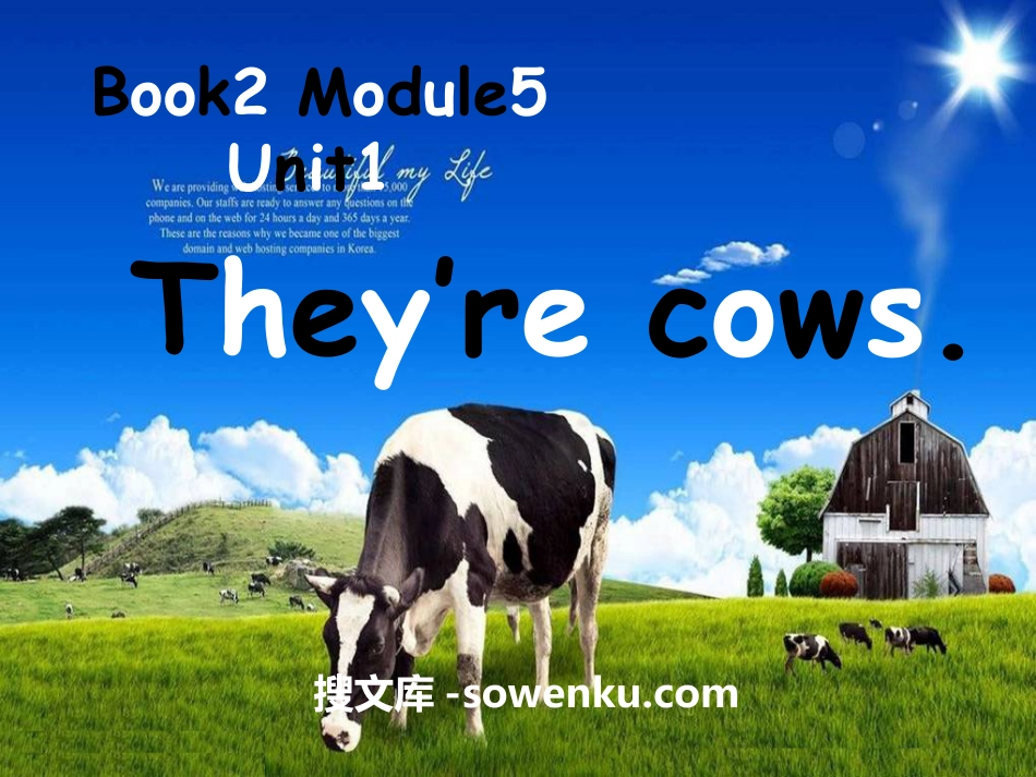 《They're cows》PPT课件2_第1页