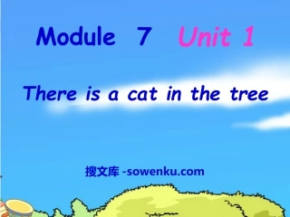 《There is a cat in the tree》PPT课件4