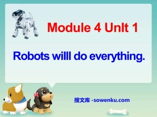 《Robots will do everything》PPT课件3