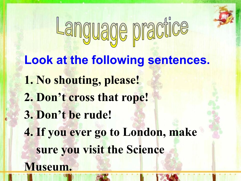 《Language in use》Museums PPT课件_第3页