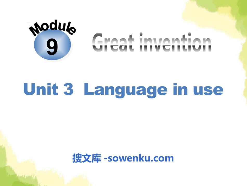 《Language in use》Great inventions PPT课件3_第1页