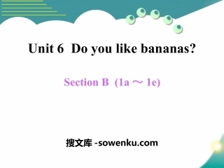 《Do you like bananas?》PPT课件19