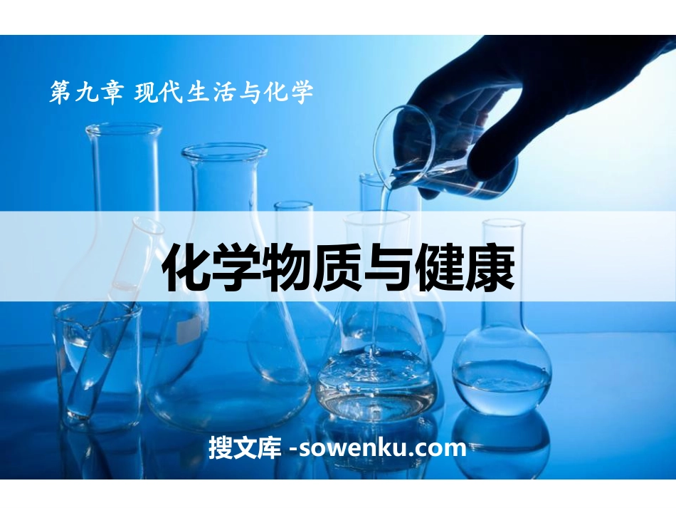 《化学物质与健康》现代生活与化学PPT课件2_第1页