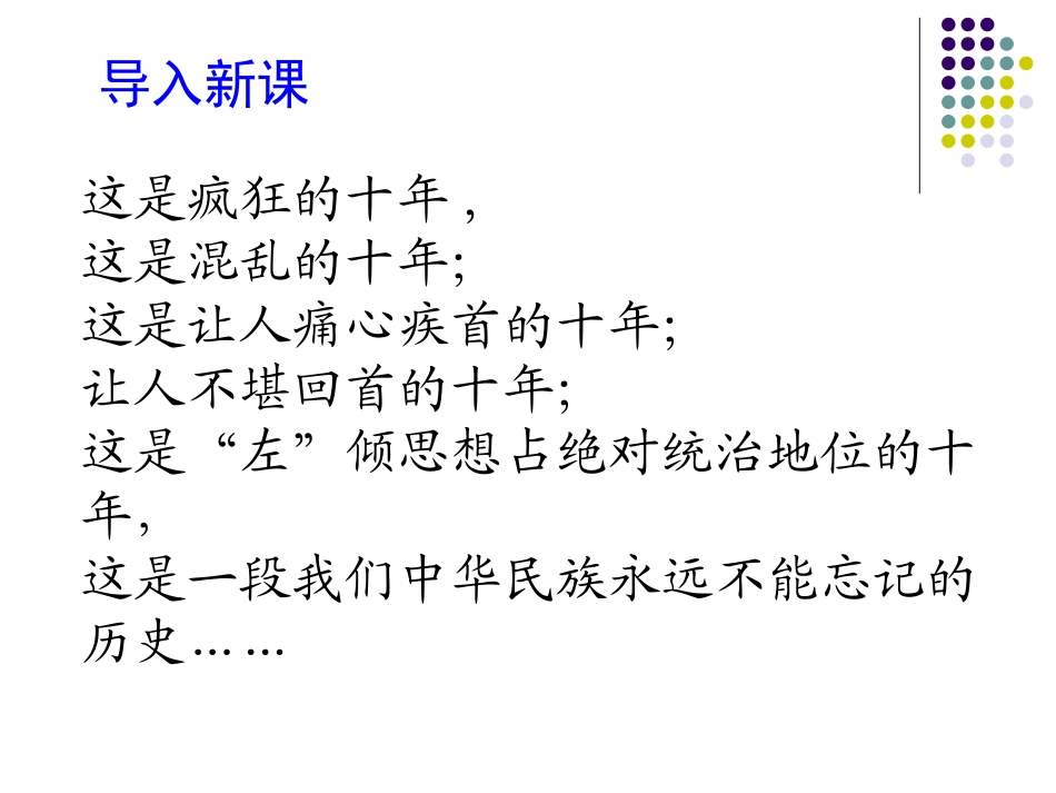 《“文化大革命”》社会主义道路的探索PPT课件2_第2页