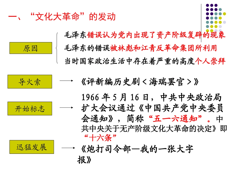 《“文化大革命”》社会主义道路的探索PPT课件2_第3页