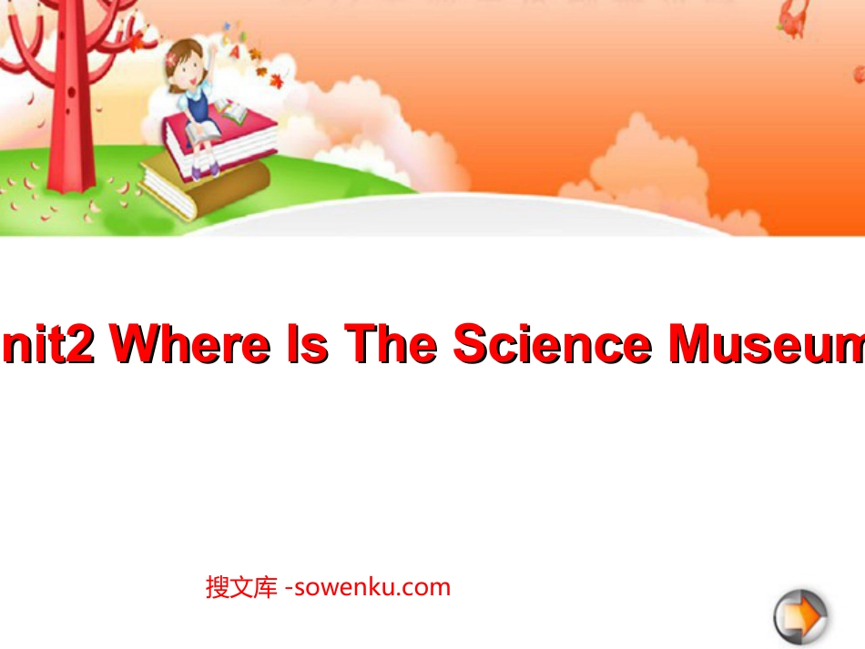 《Unit2 Where Is The Science Museum》第一课时PPT课件_第1页