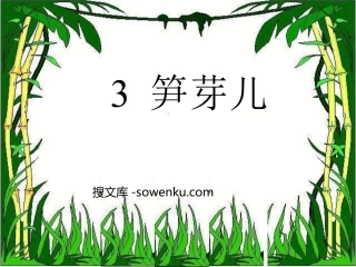 《笋芽儿》PPT课件2