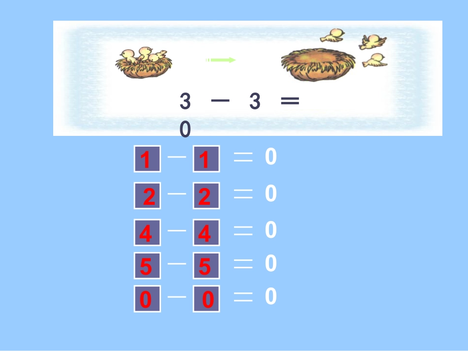 《有关0的加减法》10以内的加法和减法PPT课件_第3页