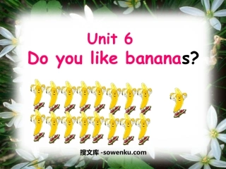 《Do you like bananas?》PPT课件5