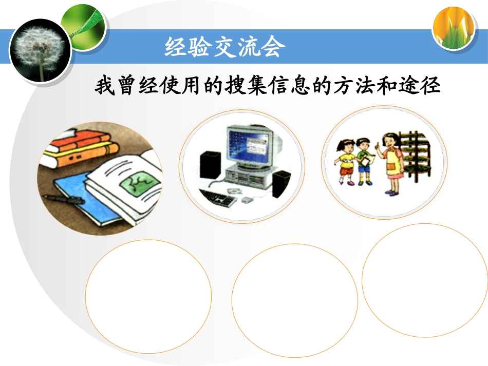 《我们这样搜集信息》搜集信息让我大开眼界PPT课件_第3页