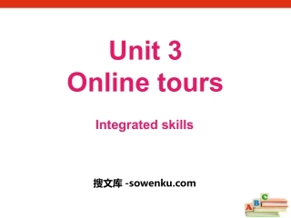 《Online tours》Integrated skillsPPT