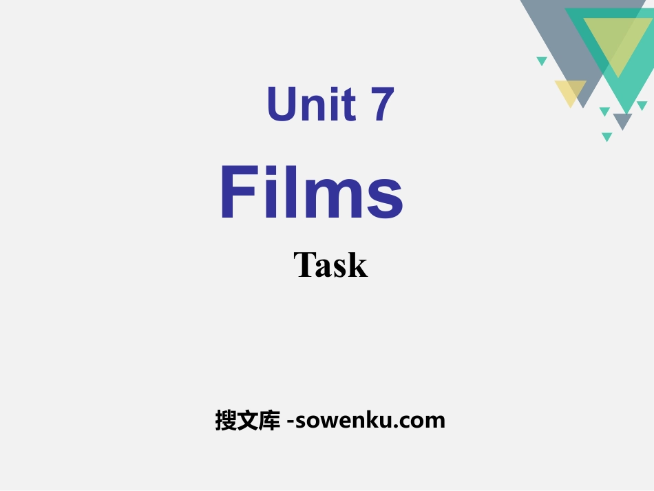 《Films》TaskPPT_第1页