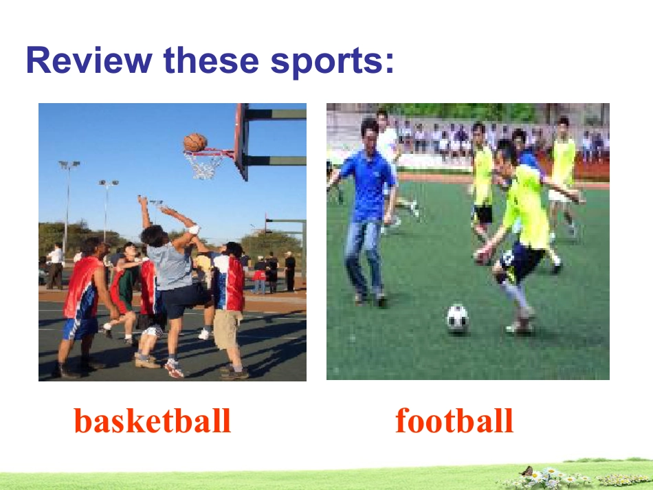 《I’m going to play basketball》SectionA PPT_第2页