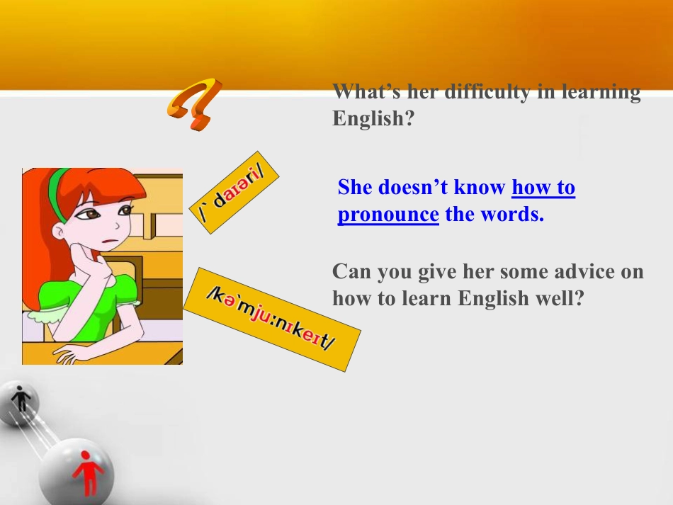 《Could you give us some advice on how to learn English well?》SectionB PPT_第2页