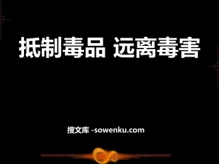 《抵制毒品 远离毒害》PPT