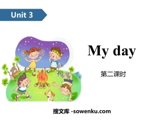 《My day》PPT(第二课时)