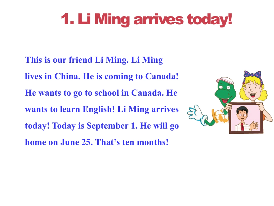 《At the Airport》Li Ming Goes to Canada PPT课件_第3页