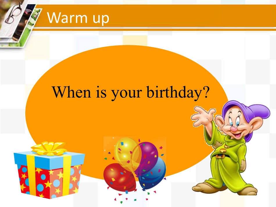 《When Is Your Birthday?》Days and Months PPT_第2页