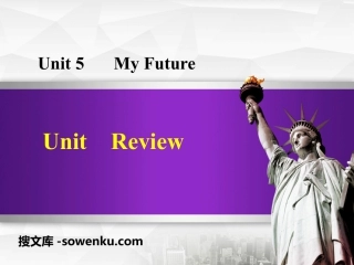 《Review》My Future PPT