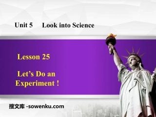 《Let's Do an Experiment》Look into Science! PPT课件下载