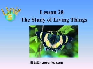 《The Study of Living Things》Look into Science! PPT课件