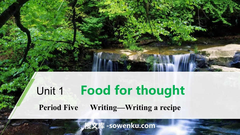 《Food for thought》Period Five PPT_第1页