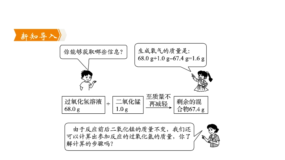 《化学反应中的有关计算》定量研究化学反应PPT_第2页