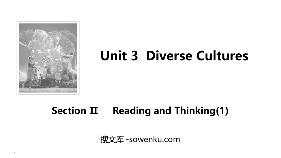 《Diverse Cultures》SectionⅡ PPT课件_第1页