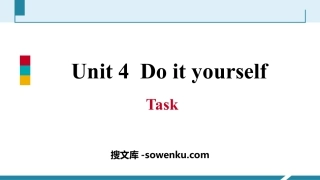 《Do it yourself》Task PPT习题课件