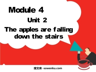 《The apples are falling down the stairs》PPT免费下载